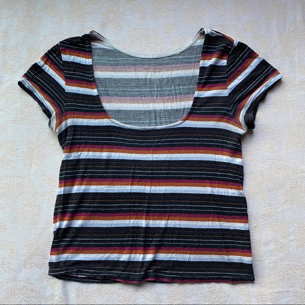 Colorful Striped Tee